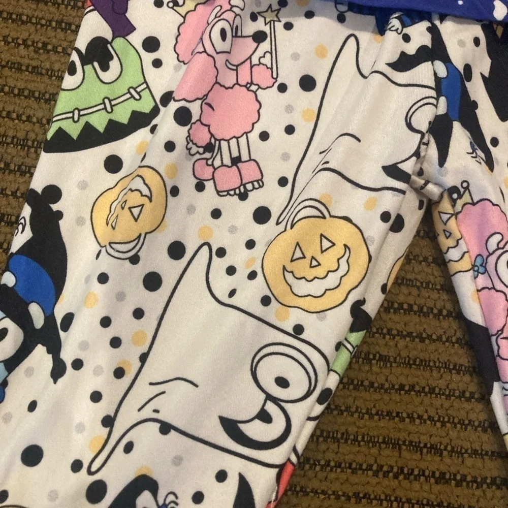 Bluey Halloween Top and Flare Leggings